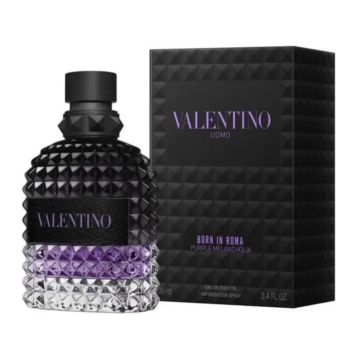 Uomo Born in Roma Purple Melancholia 3.4 oz / 100 ml For Men by Valentino