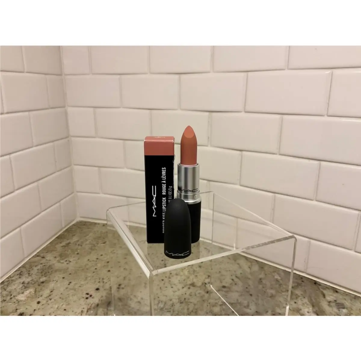 Mac 931 Teddy 2.0 Powder Kiss Lipstick Full Size by MAC Cosmetics
