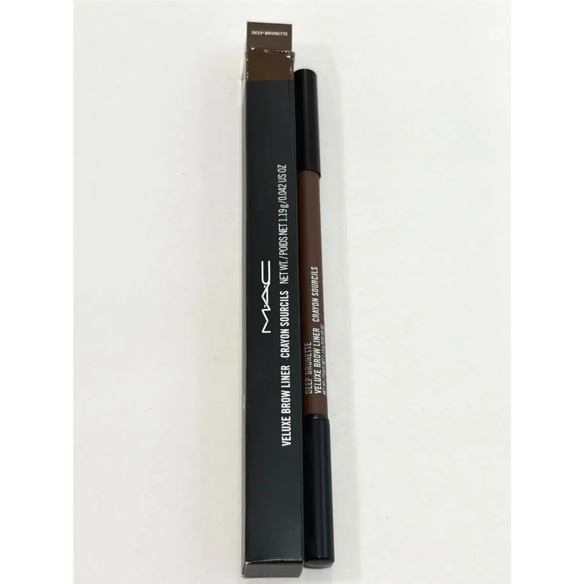 Mac Veluxe Brow Liner Crayon Sourcils Deep Brunette 0.042 oz / 1.19 g by MAC Cosmetics