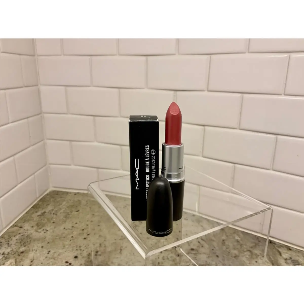 Mac Lightly Ripe Lustre Lipstick Full Size by MAC Cosmetics