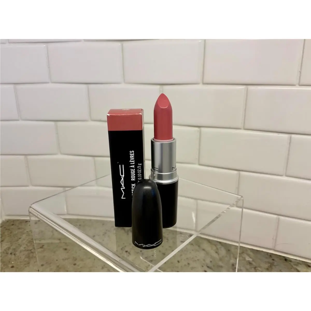 Mac 302 Angel Frost Lipstick Full Size by MAC Cosmetics