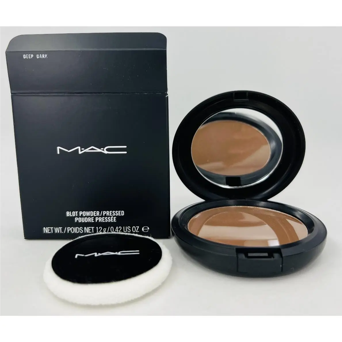 Mac Blot Powder/press - Deep Dark - 12g/0.42us.oz by MAC Cosmetics