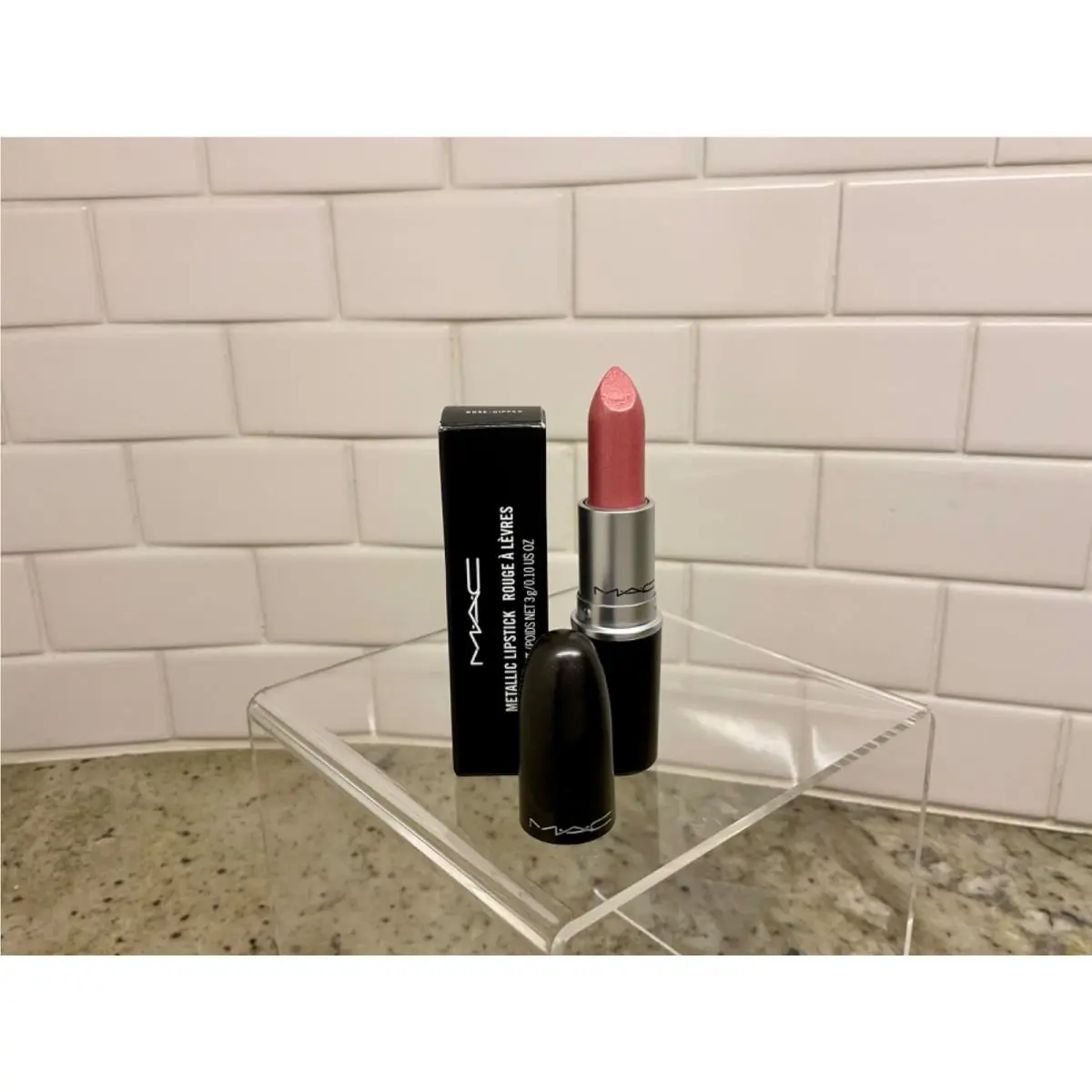 Mac Rose Dipped Metallic Lipstick Limited Edition by MAC Cosmetics