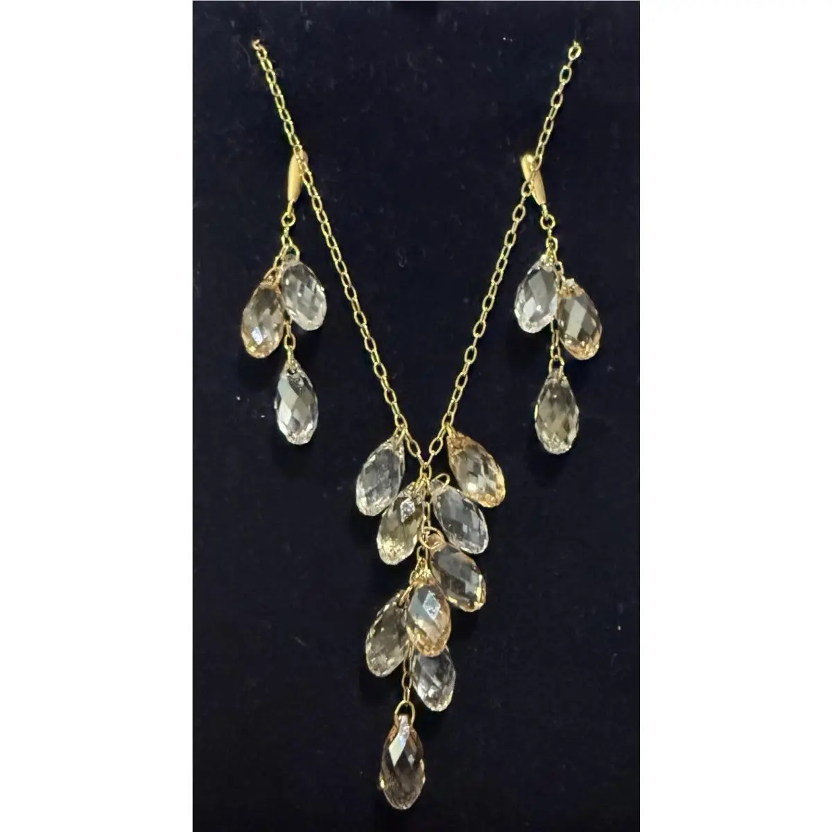 Nbo  - Lagoon Cluster Necklace 1098482 Earrings 1098484 by Swarovski