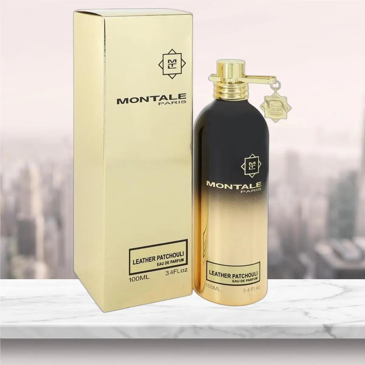 Leather Patchouli Eau De Parfum Spray Unisex By  - 3.4 oz by Montale