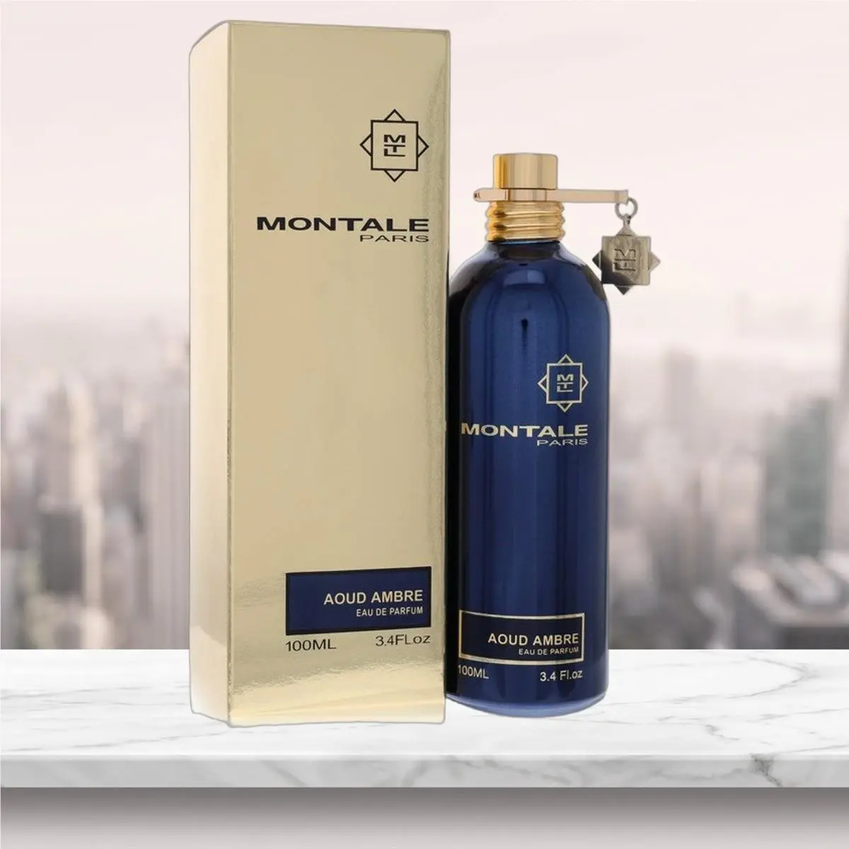 Aoud Ambre Eau De Parfum Spray Unisex By  - 3.4 oz by Montale