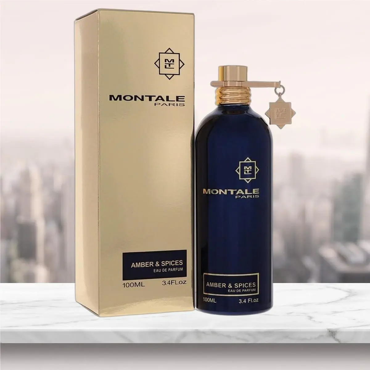 Amber Spices Eau De Parfum Spray Unisex By  - 3.3 oz by Montale
