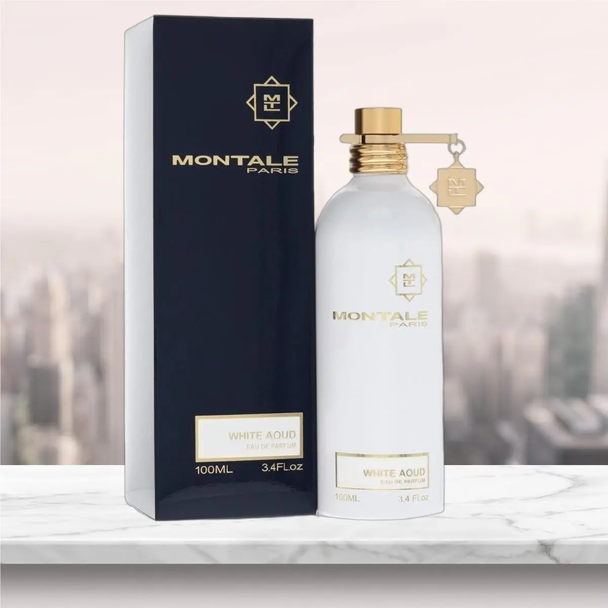 White Aoud Eau De Parfum Spray Unisex By  - 3.4 oz by Montale