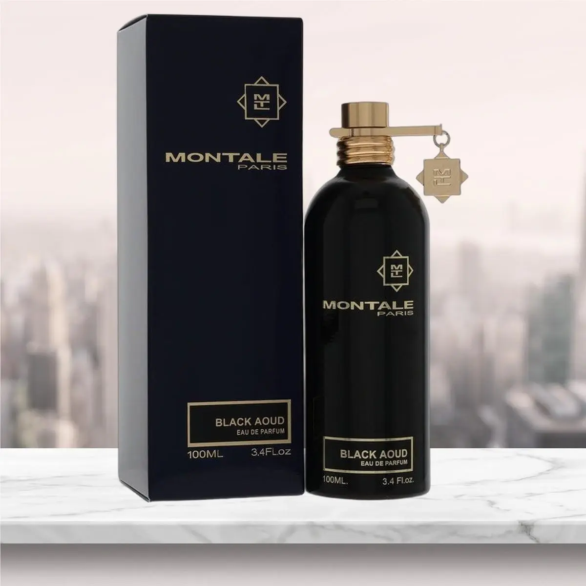 Black Aoud Eau De Parfum Spray Unisex By  - 3.4 oz by Montale