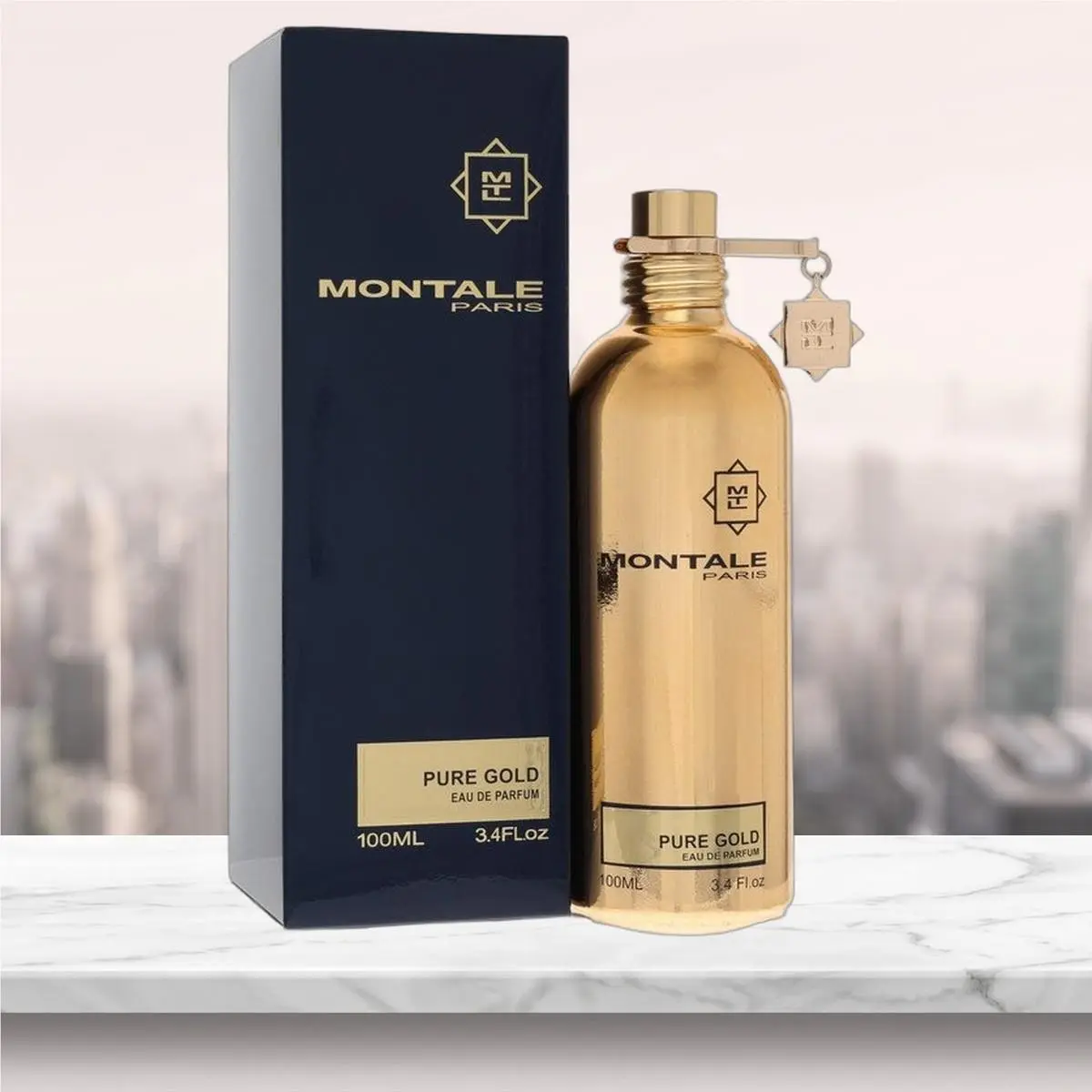 Pure Gold Eau De Parfum Spray By  - 3.4 oz by Montale