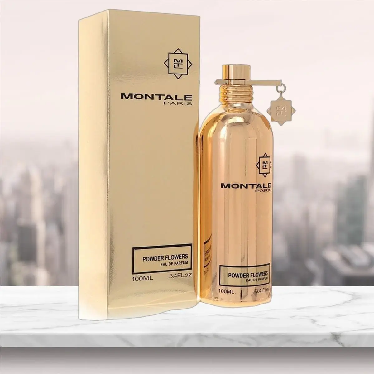 Powder Flowers Eau De Parfum Spray By  - 3.4 oz by Montale