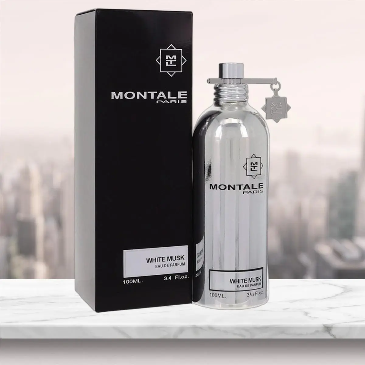 White Musk Eau De Parfum Spray By  - 3.3 oz by Montale