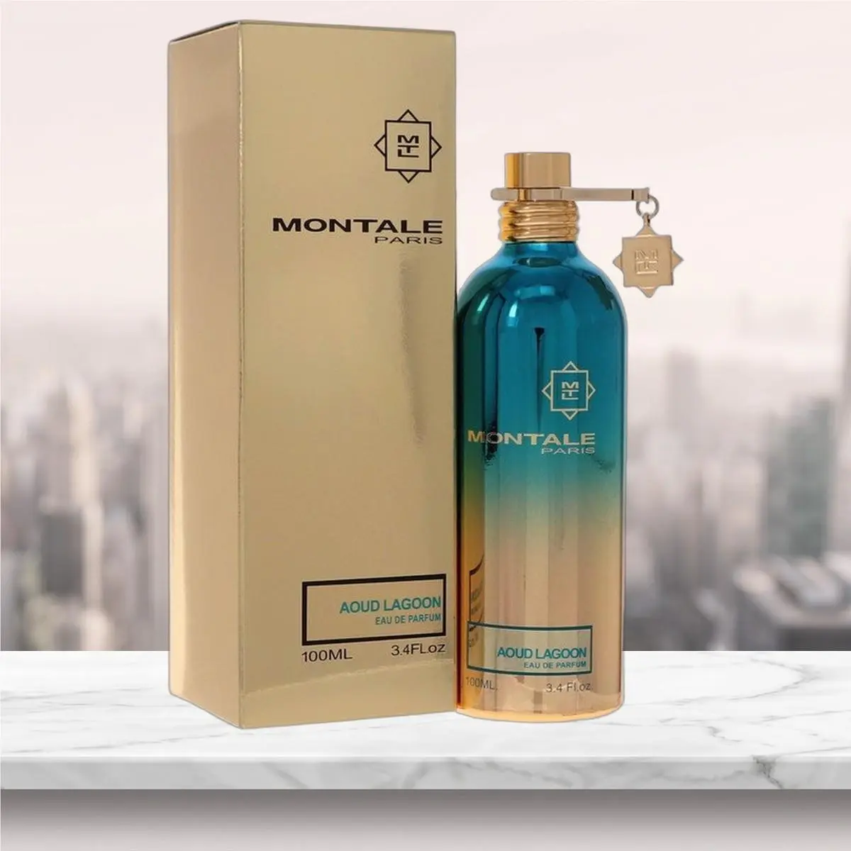 Aoud Lagoon Eau De Parfum Spray Unisex By  - 3.4 oz by Montale