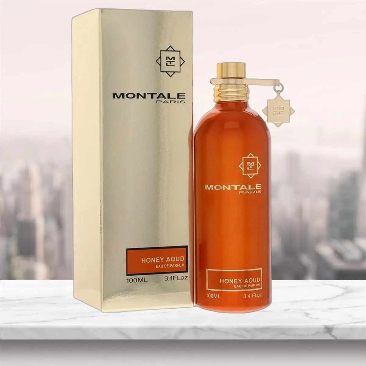 Honey Aoud Eau De Parfum Spray By  - 3.4 oz by Montale