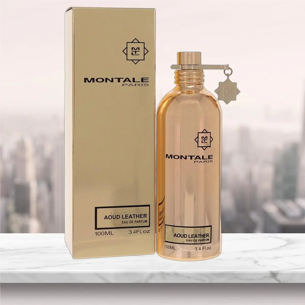Aoud Leather Eau De Parfum Spray Unisex By  - 3.4 oz by Montale