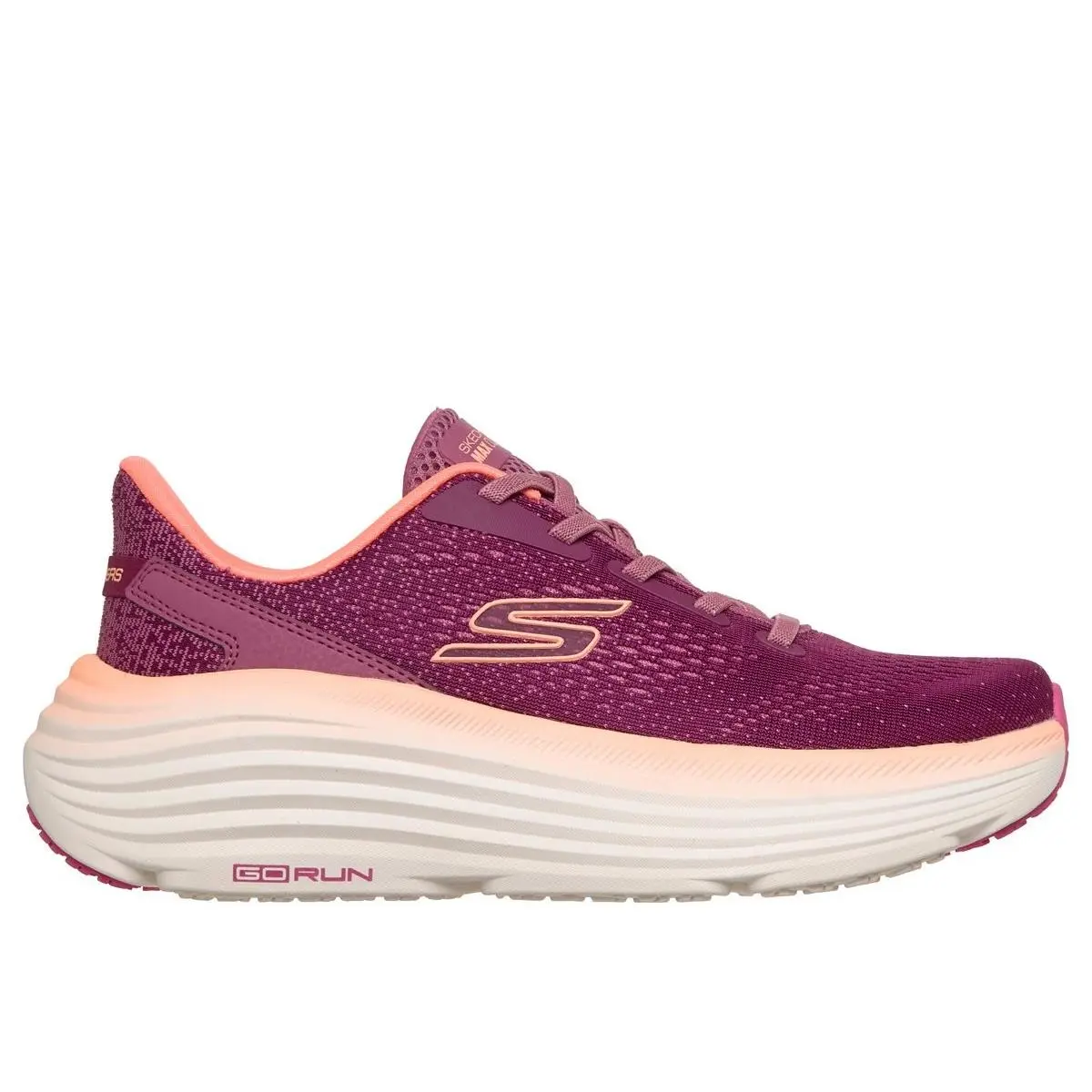Skechers Women`s Max Cushioning Endeavour - Kauska Athletic Shoe Raspberry - 129 - RASPBERRY