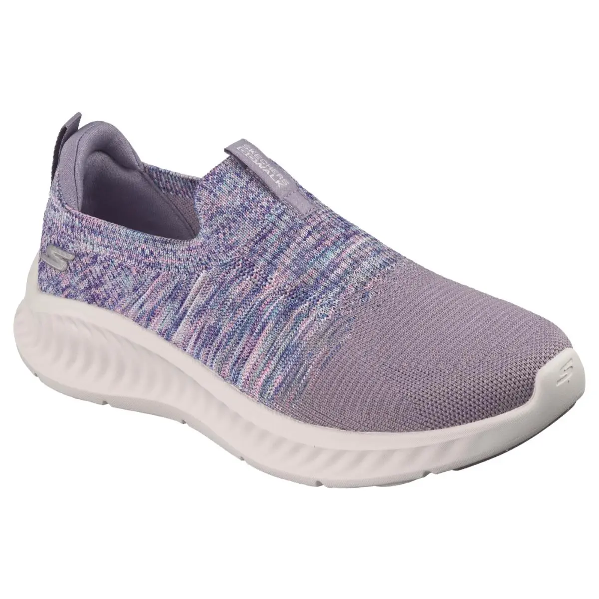 Womens Skechers GO Walk Now Trisha Muave Knit Shoes