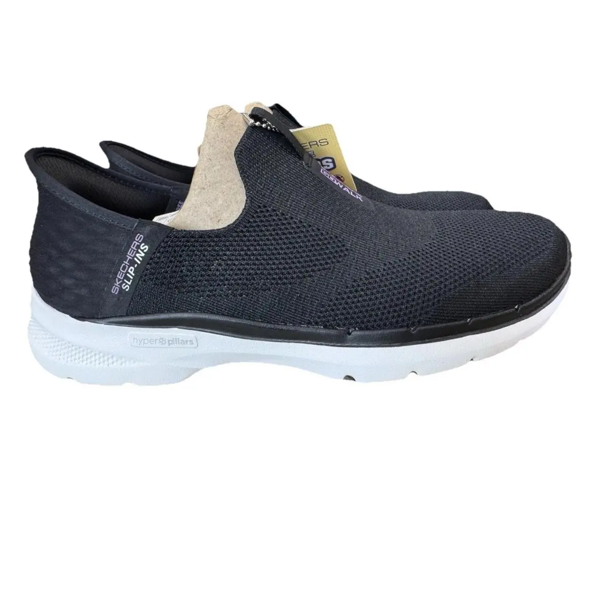 Slip-ins Go Walk 6 Fabulous View Women`s 9.5 Black Lavender by Skechers