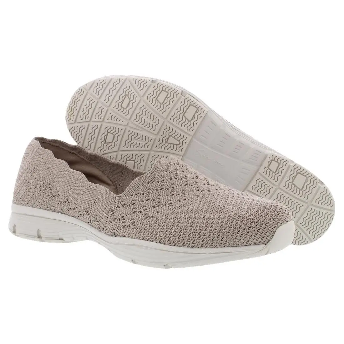 Skechers Max Cushioning Seager - Stat Womens Shoes Size 9.5 Color: Taupe