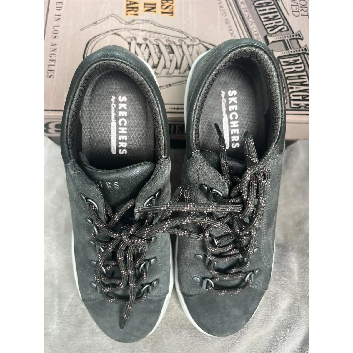 Skechers shoes - Street Cleats 2 Fashion Trail - Olive 6
