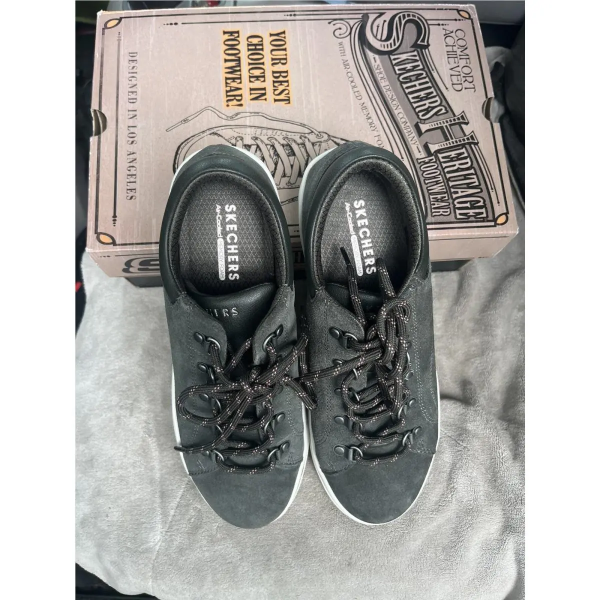 Skechers shoes - Street Cleats 2 Fashion Trail - Olive 8