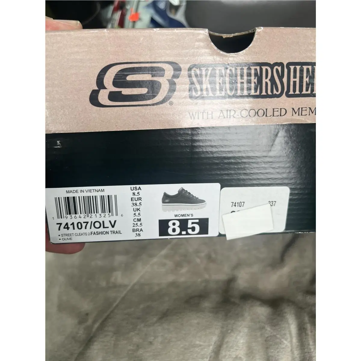 Skechers shoes - Street Cleats 2 Fashion Trail - Olive 0