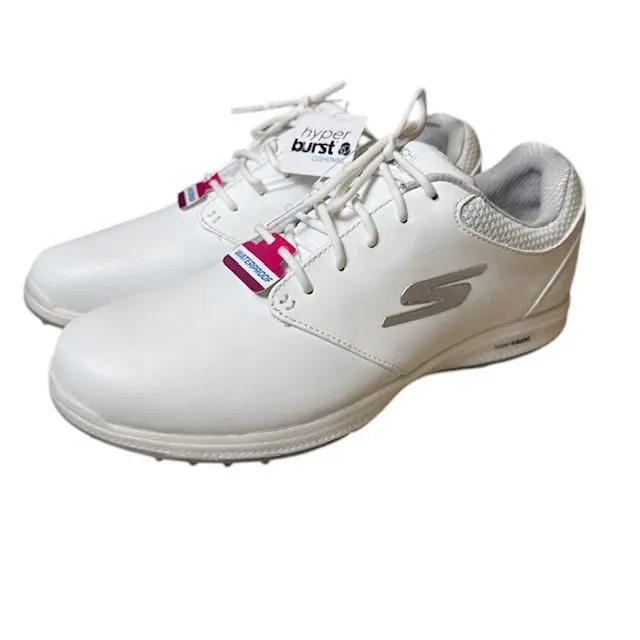 Women`s Go Golf Elite 4 Hyper Burst Golf Shoes White Size 9.5 by Skechers