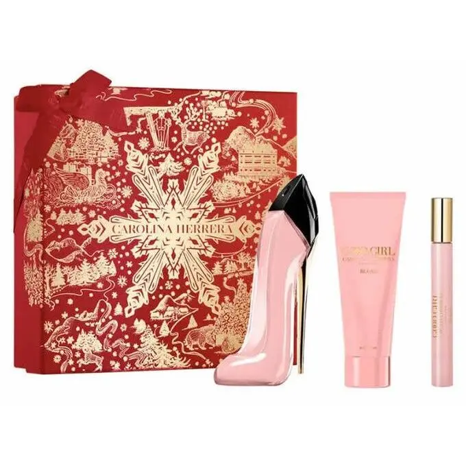 Good Girl Blush Carolina Herrera Women 3Pcs Set 2.7 oz 0.34 oz Edp 3.4 oz BL