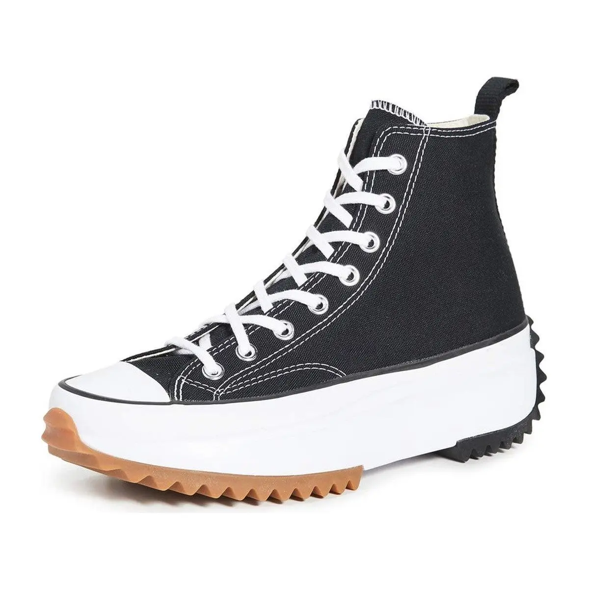 Men`s Run Star Hike Hi Black/white/gum 166800C by Converse