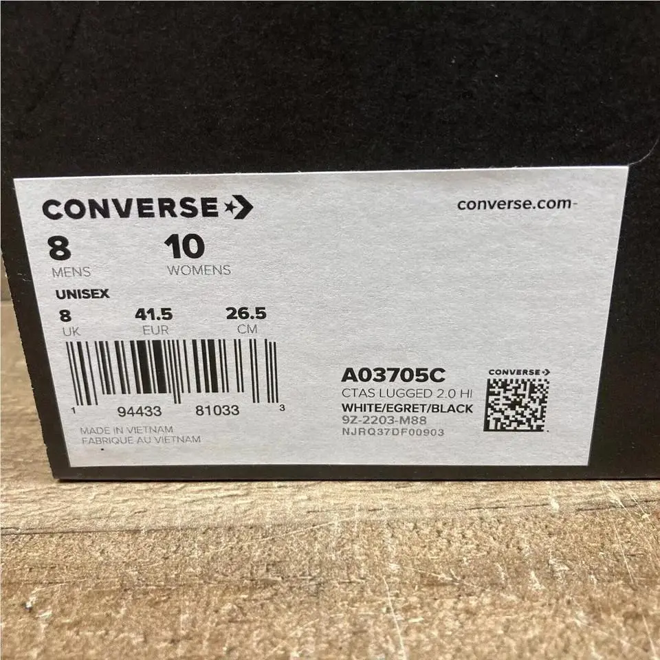 Chuck Taylor All Star Lugged 2.0 Hi Platform Leather Shoes White Women by Converse