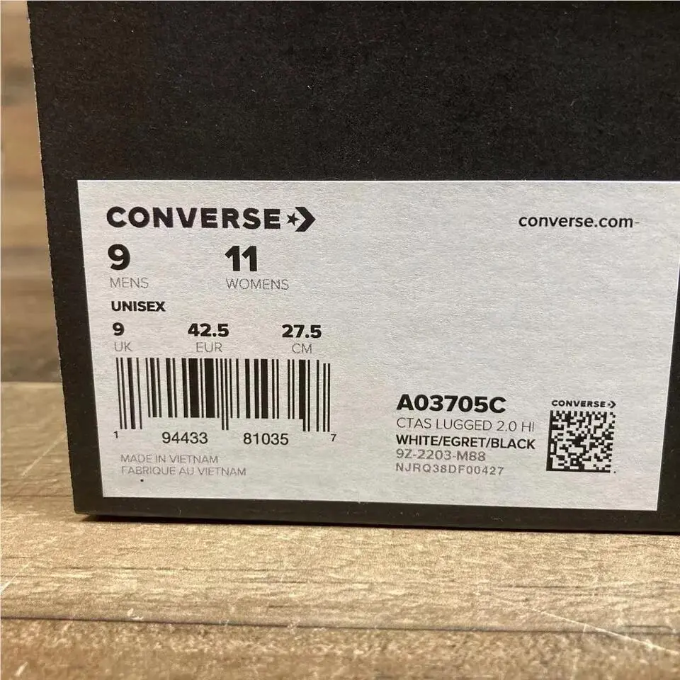 Converse shoes - CTAS Lugged 2.0 Hi - CTAS Lugged - A03705C - White 2