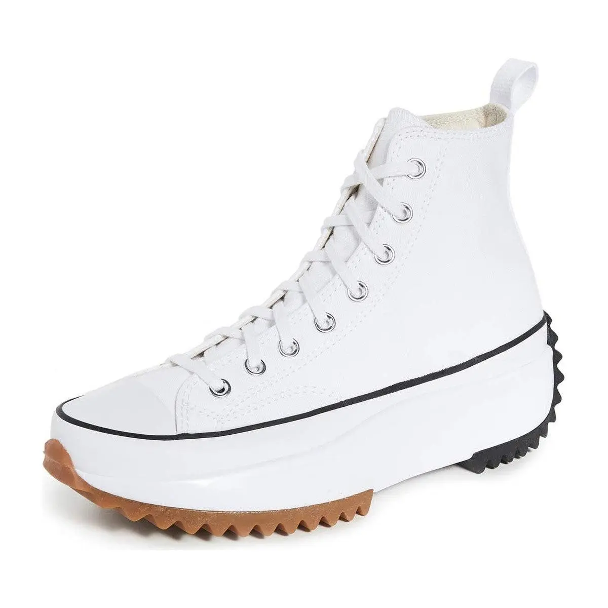 Converse Unisex Run Star Hike Hi White/black/gum 166799C - Black