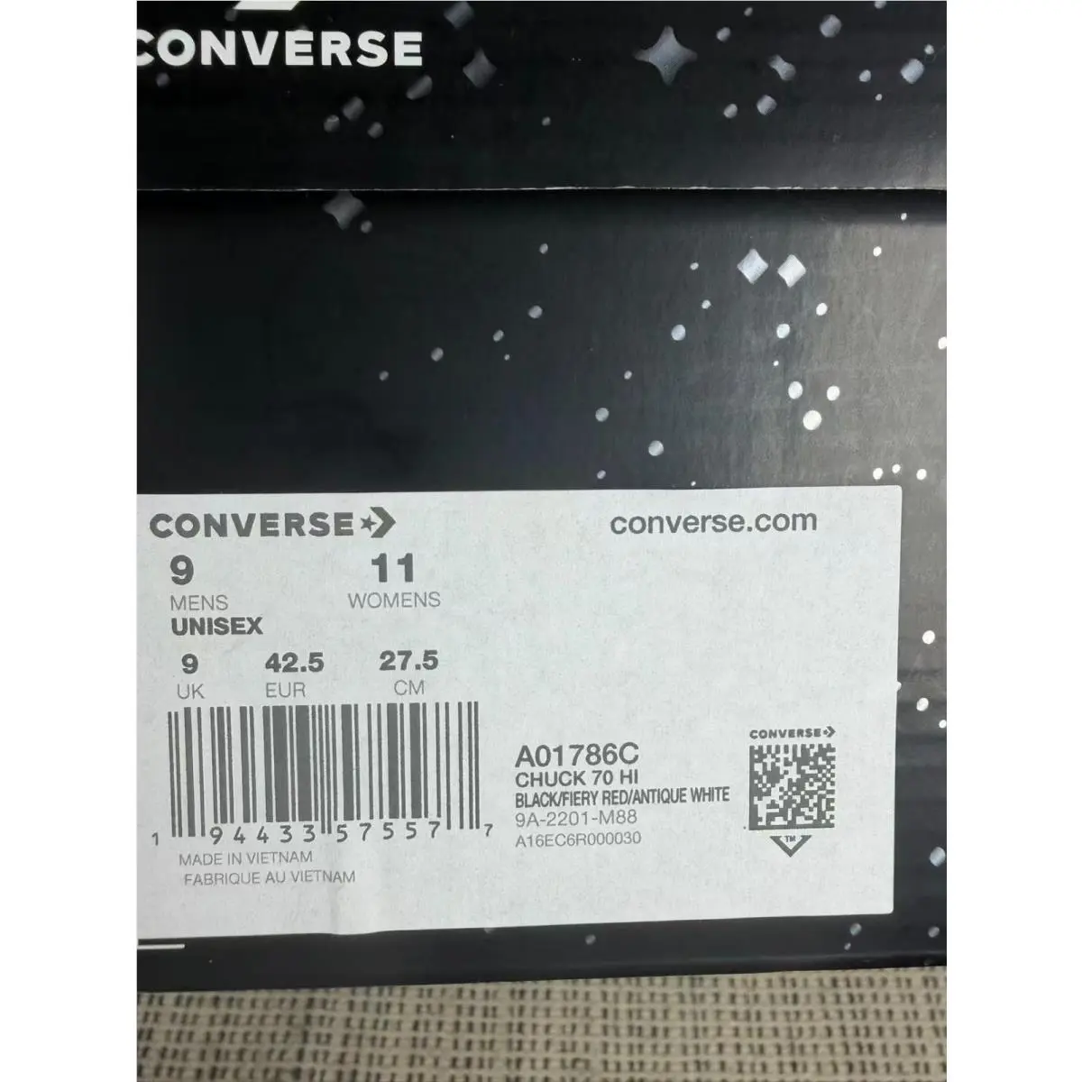Converse shoes - Converse Chuck 70 - Chuck - A01786C - Black 25