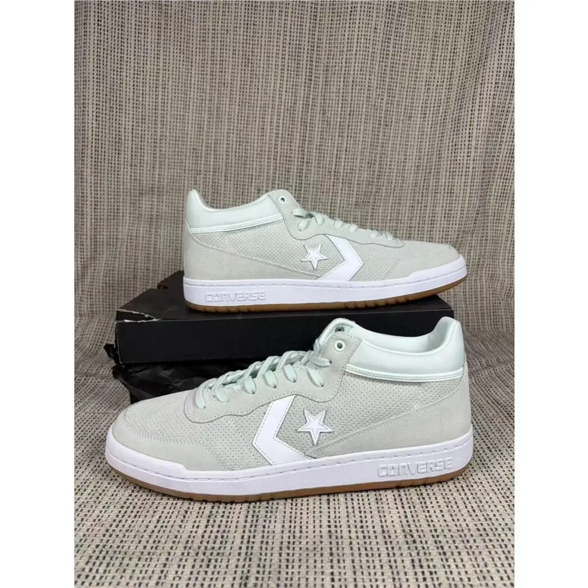 Conn Vverse Fastbreak Mid Leather Barley-greenshoes 159495C by Converse