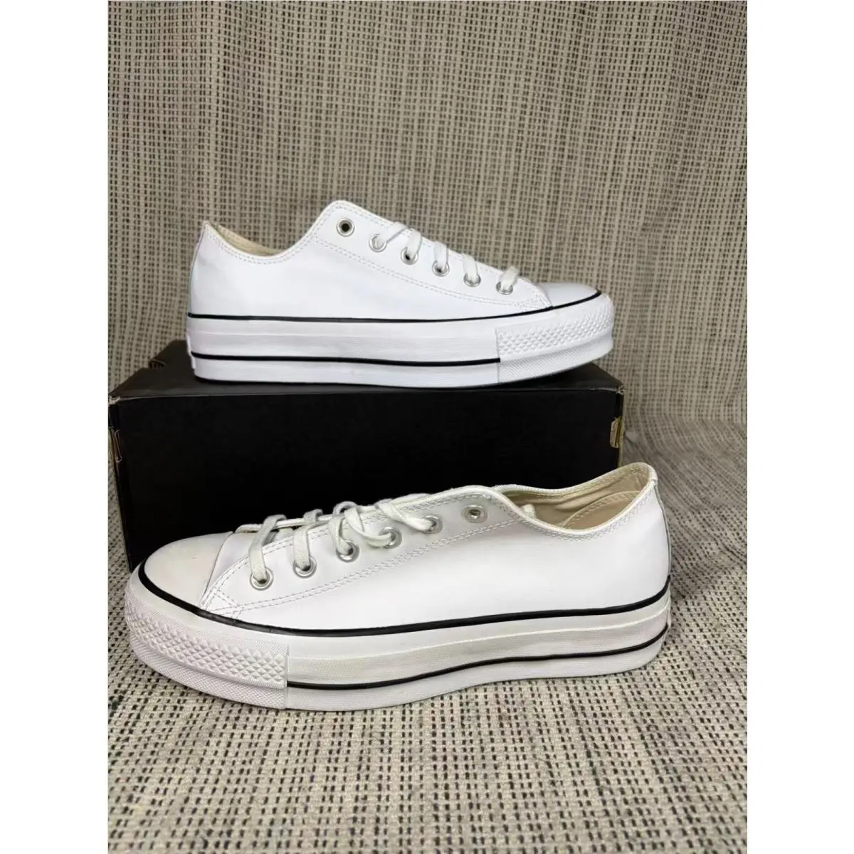 Converse Con Vvverse Wmns Chuck Taylor All Star Lift Clean Ox `white` Shoes 561680c