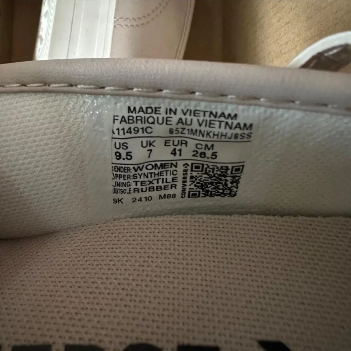 Converse shoes - Converse Chuck - Chuck - A11491C - Beige (UPC: 194435327921) 7