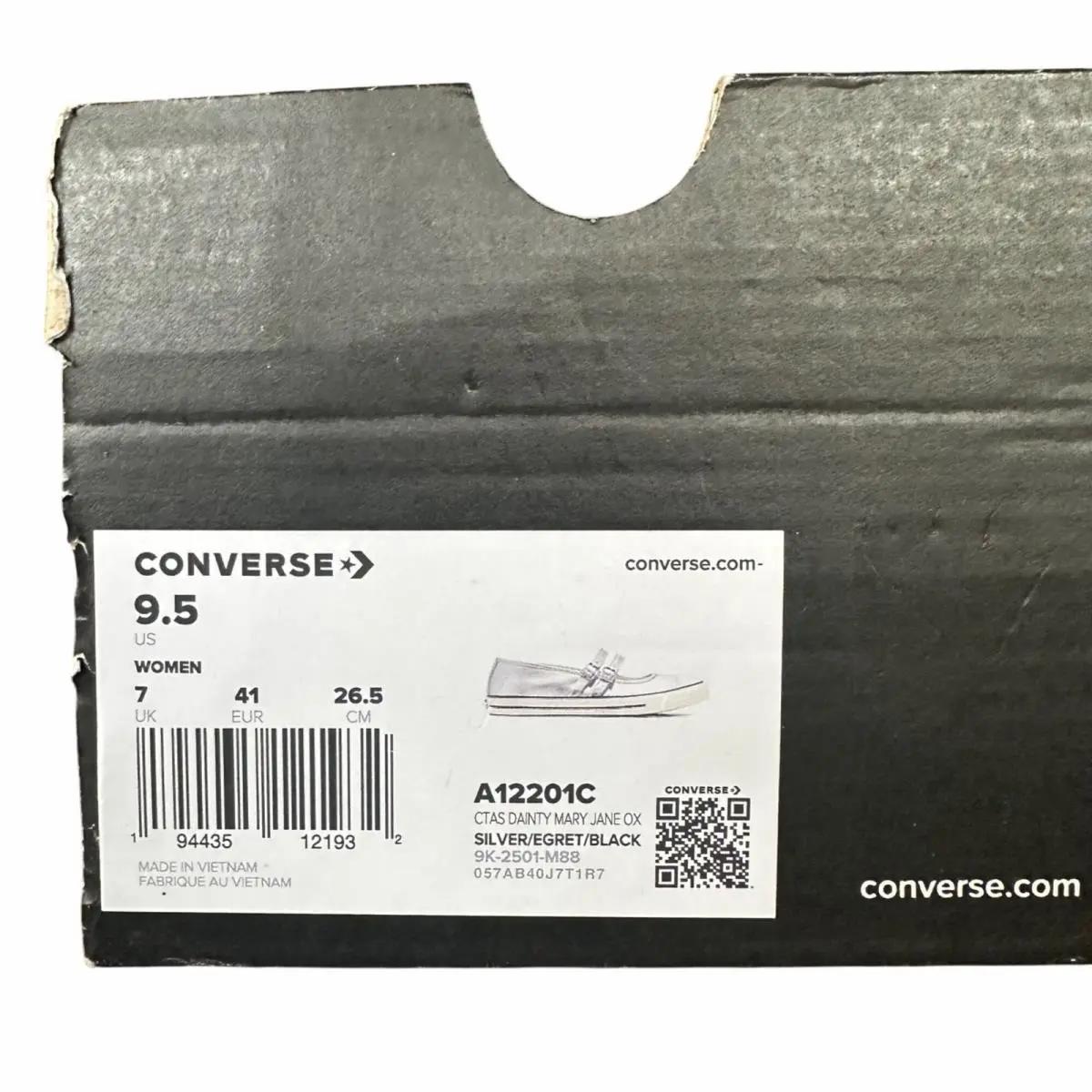 Converse shoes - Converse Chuck Taylor All Star Dainty - A12201C - Gray (UPC: 194435121932) 6