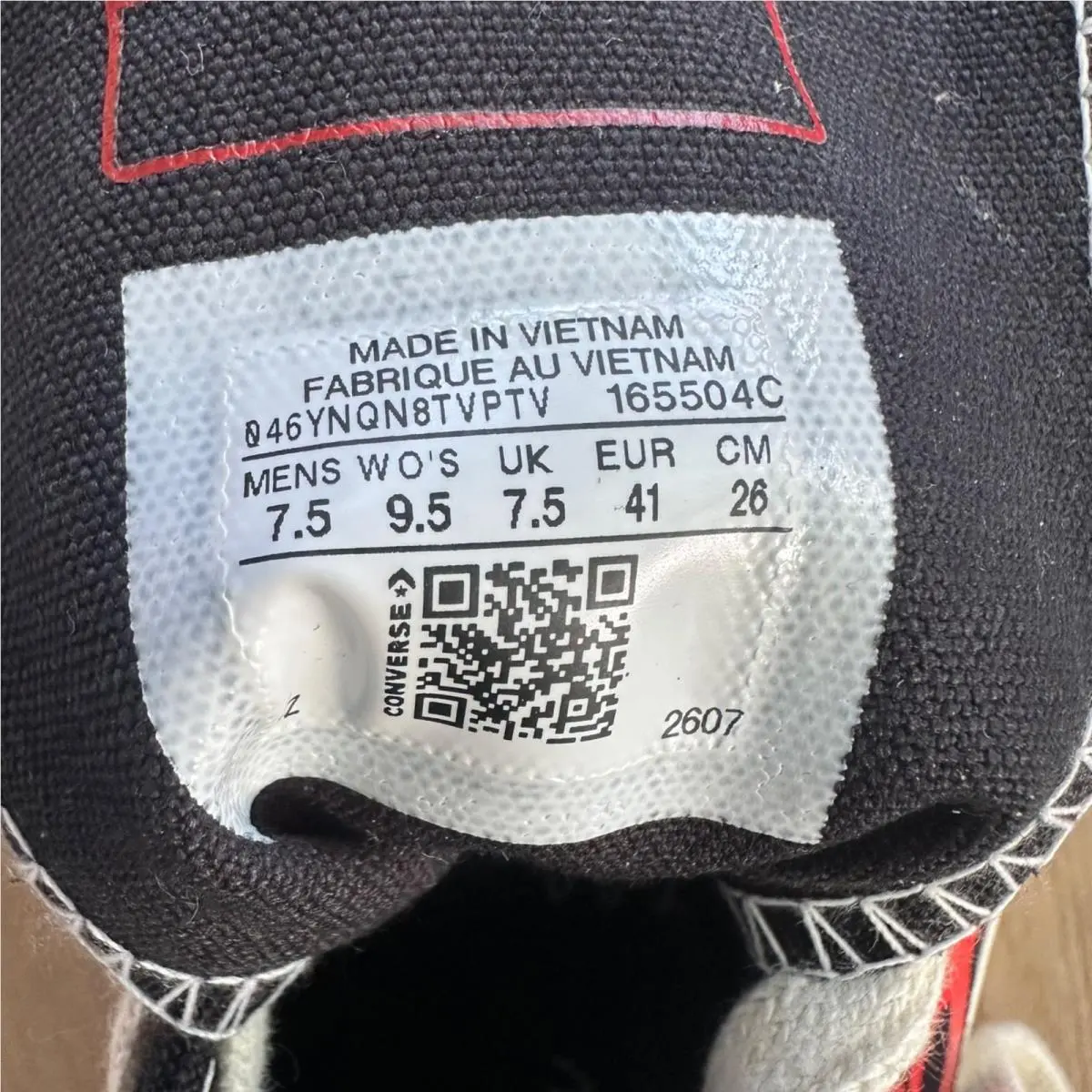 Converse shoes - Converse Chuck 70 - Chuck - A165504C - Black (UPC: 888757290635) 9