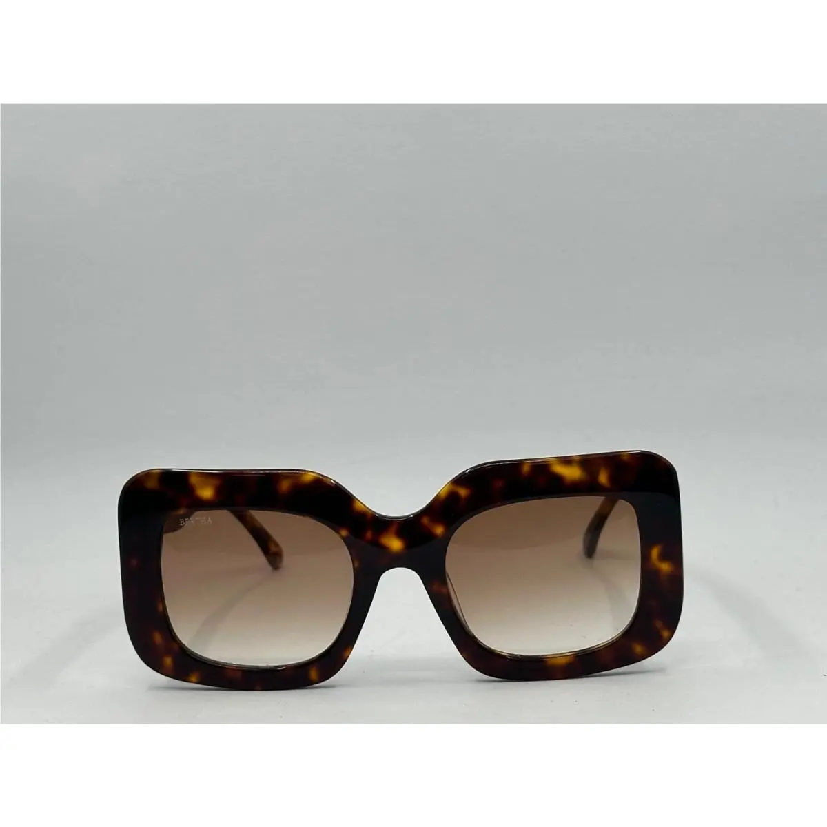 The Talitha Square Sunglasses Tortoise 52-22-150 by Bertha