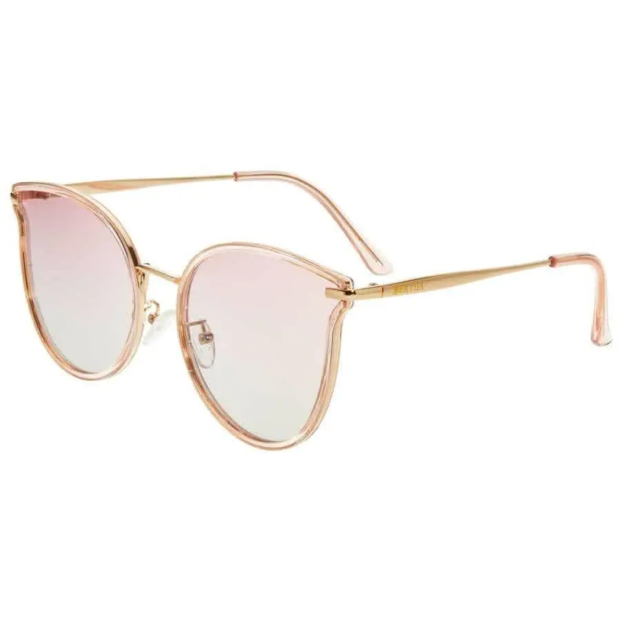 Ladies Gold Tone Cat Eye Sunglasses BRSBR056C4 BRSBR056C4 by Bertha
