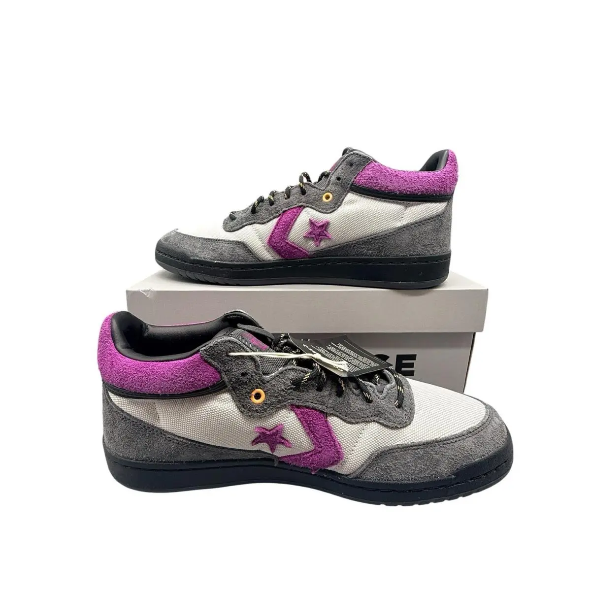 Converse Cons Fastbreak Pro Mid Men`s 10 Women`s 11.5 Barely Grey Shoes A09251C