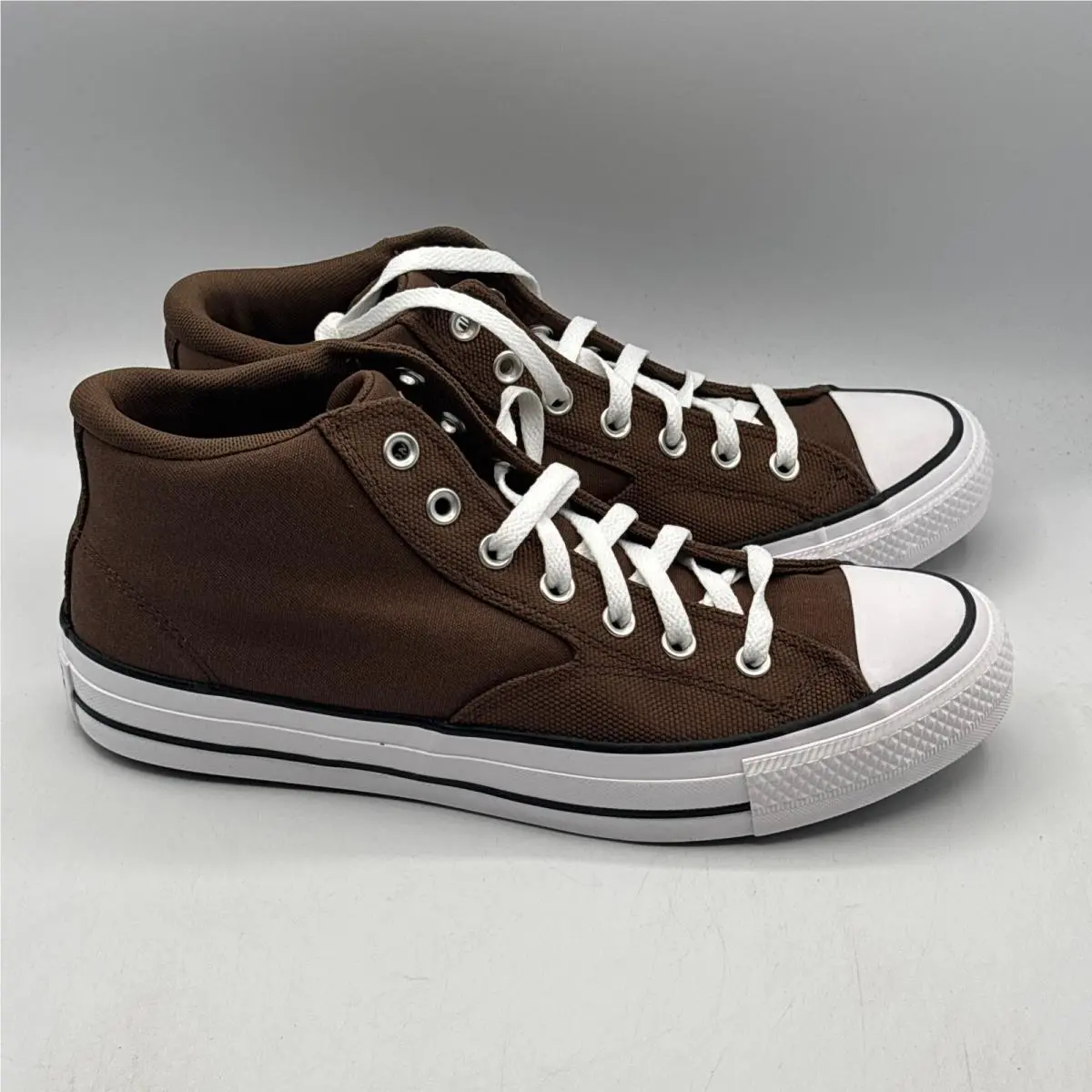 Converse Ctas Malden Street Mid Mens 10 Grounded Brown Canvas A13212F