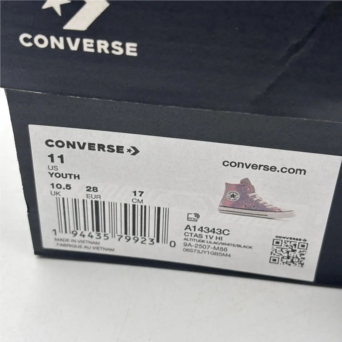 Converse shoes - CTAS 1V HI - CTAS - Purple 0