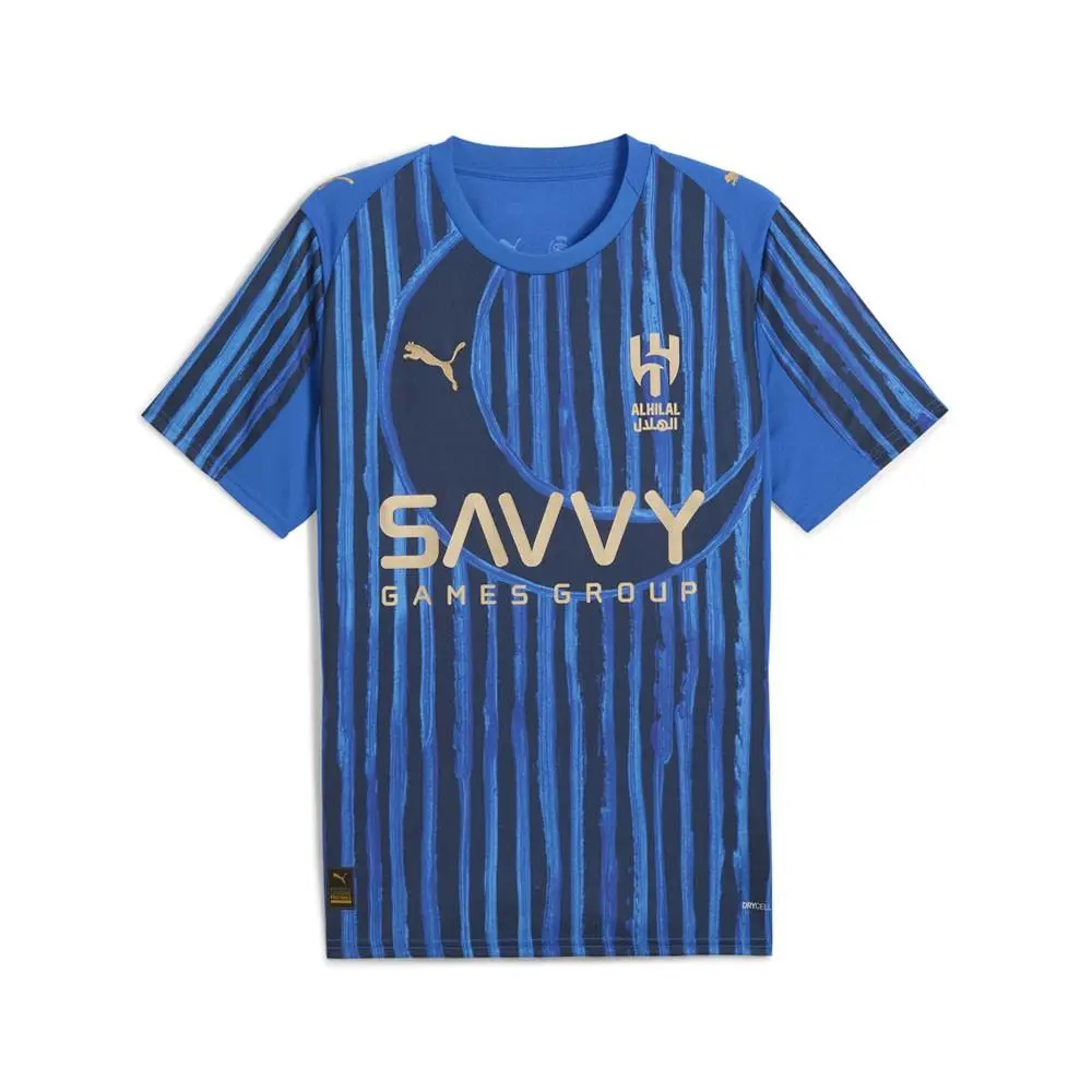 Puma clothing - PUMA  X Kidsuper Al Hilal Saudi Fc Crew Neck Short Sleeve Soccer - 78107414 - Blue 3