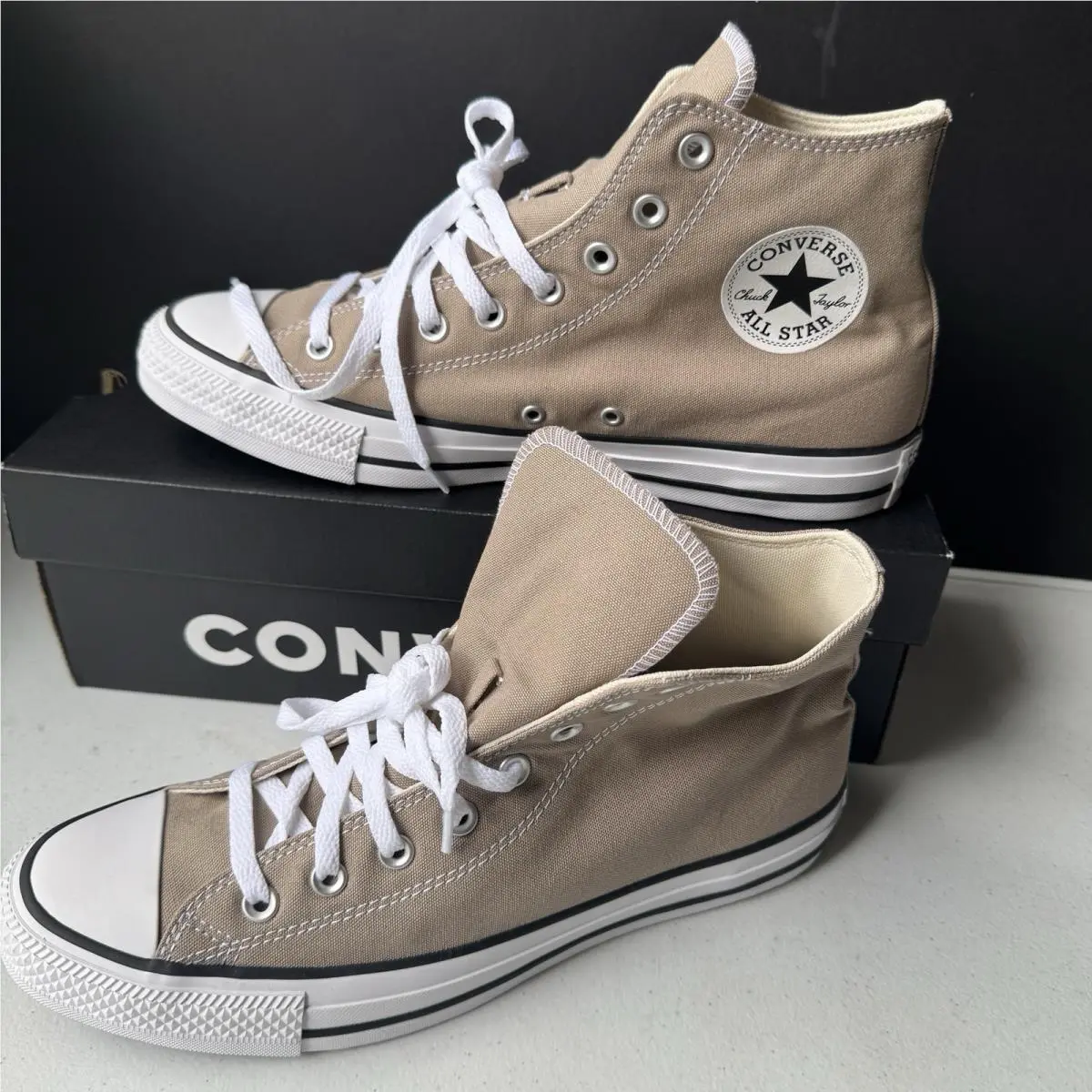 Chuck Taylor All Stars High Top Sneakers Vintage Cargo Unisex M-11 W-13 by Converse