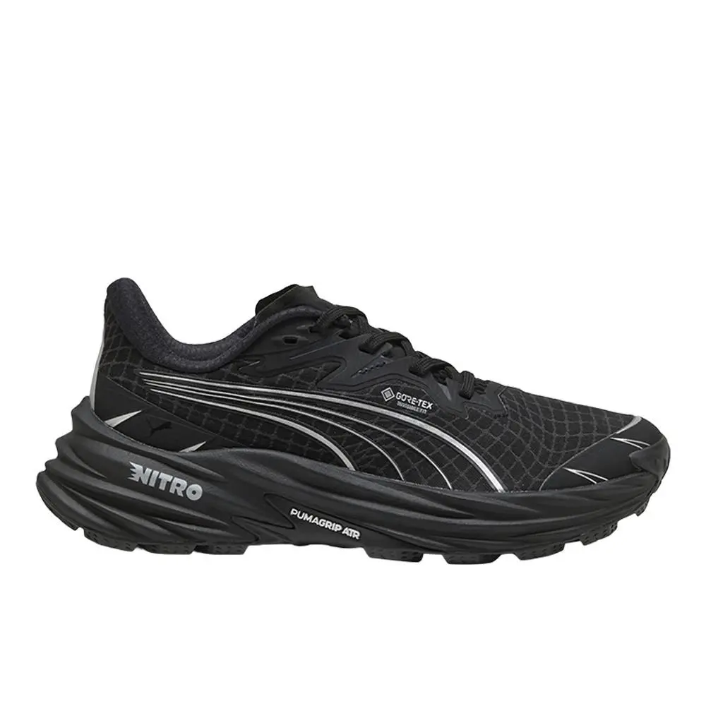 Fasttrac Nitro 4 Goretex Trail Running Womens Black Sneakers Athletic Shoe by Puma