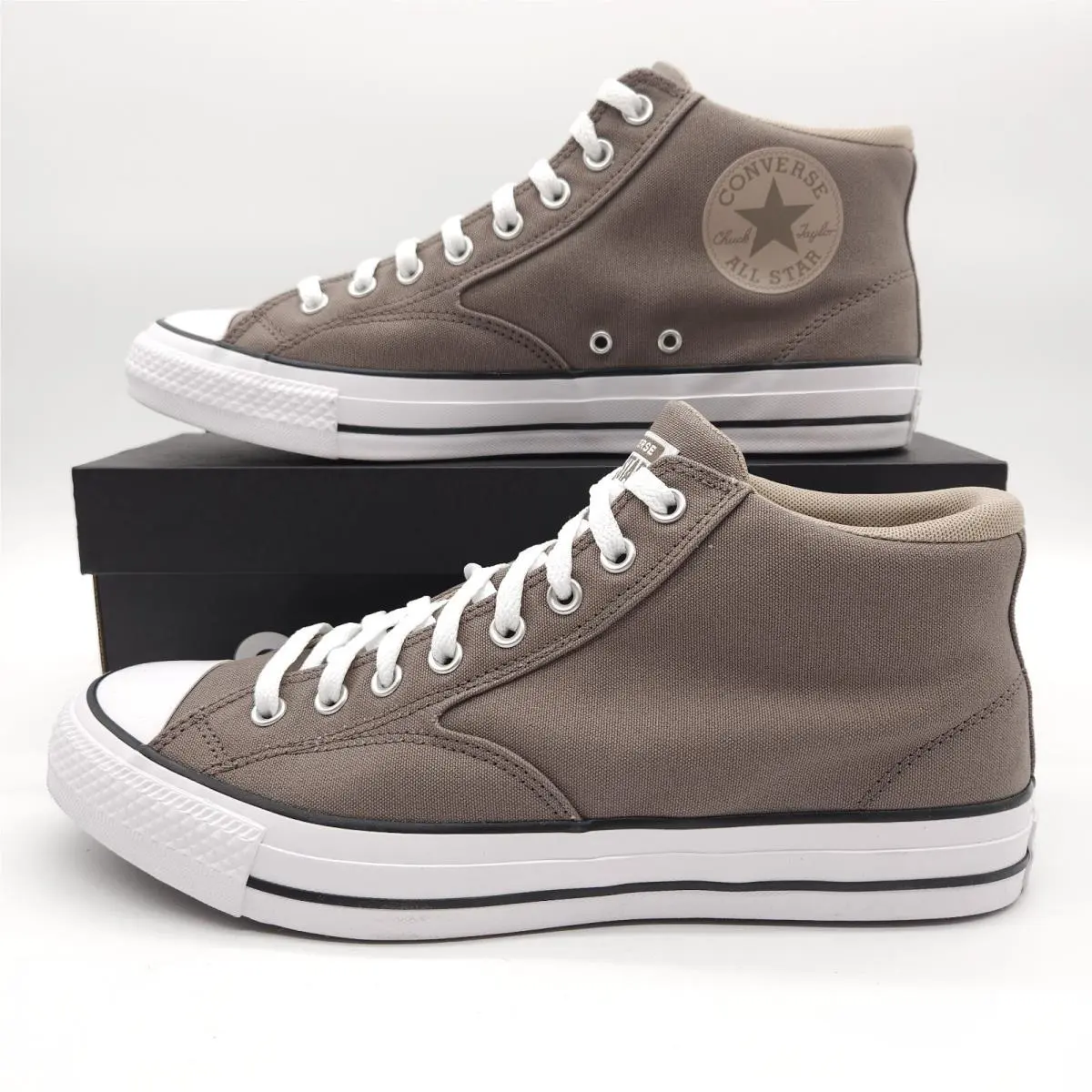 Converse Shoes Mens 13 All Star Malden Street Mid Sneaker Taupe Vinatge Cargo