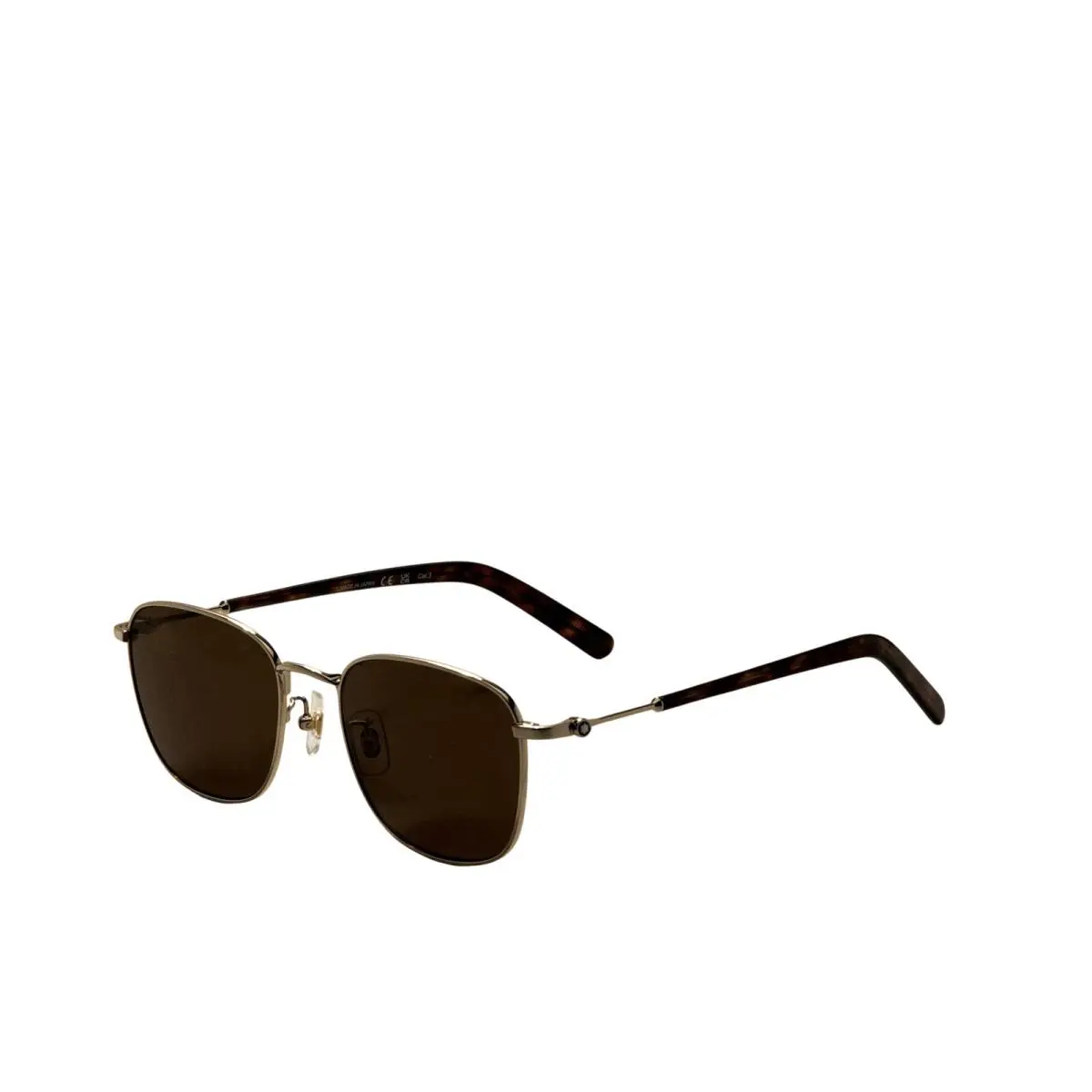 Montblanc Men`s 55 mm Gold Sunglasses MB0392SA-004