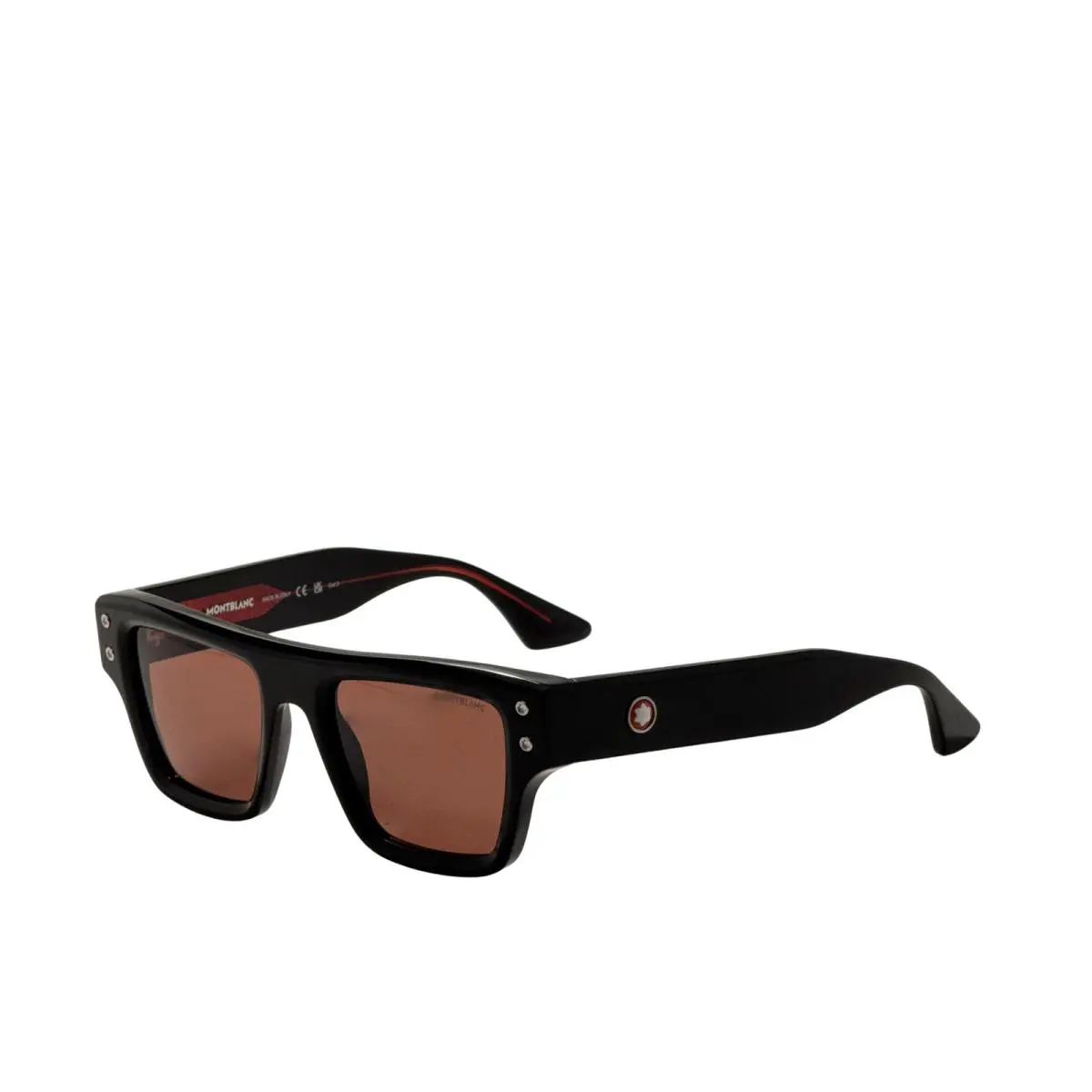 Men`s 52 mm Black Eyeglasses MB0253S-008 by Montblanc