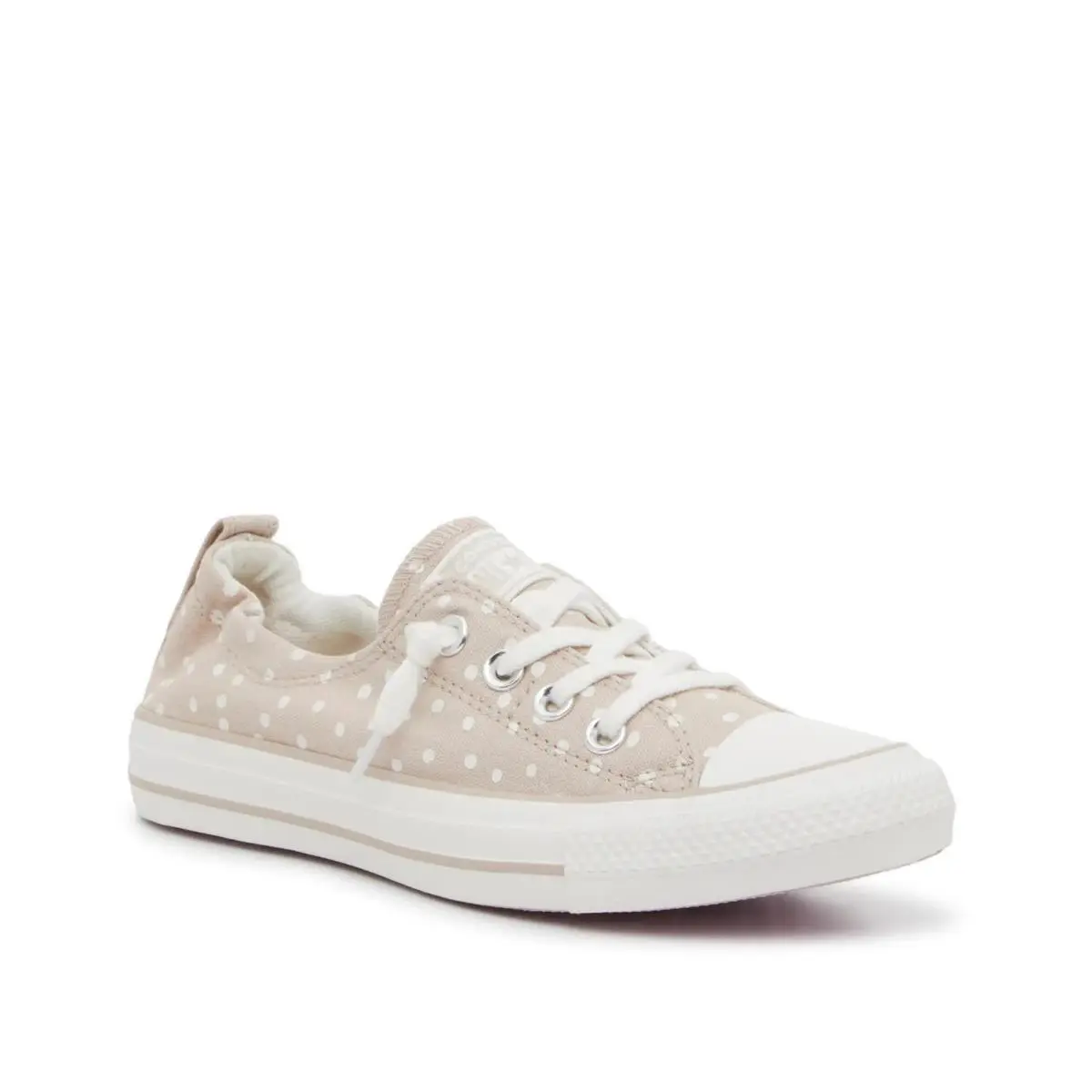 Chuck Taylor All Star Shoreline Polka Dot Shoes - Beige/white Size 10 by Converse